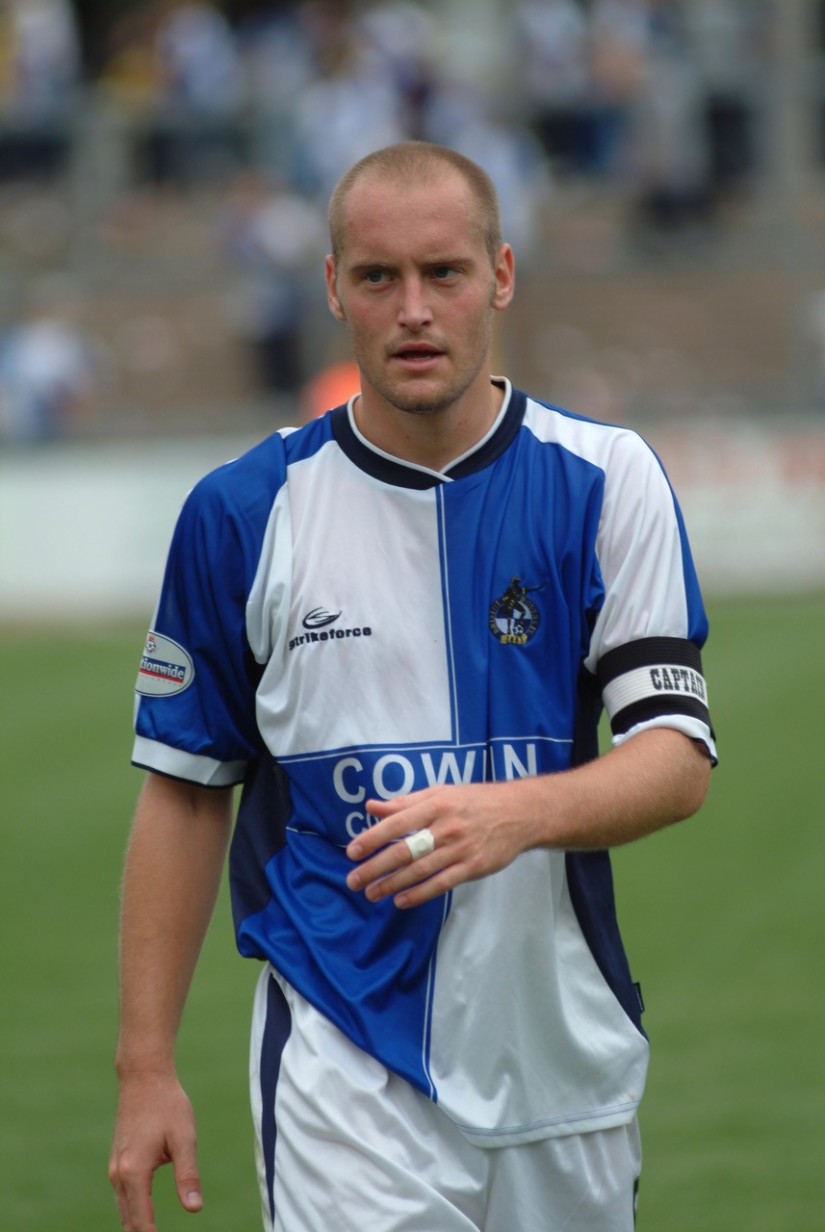 One of two former Gas players to be appointed as manager during the week, Adam Barrett is the caretaker manager of Millwall FC. Photo courtesy of Alan Marshall.